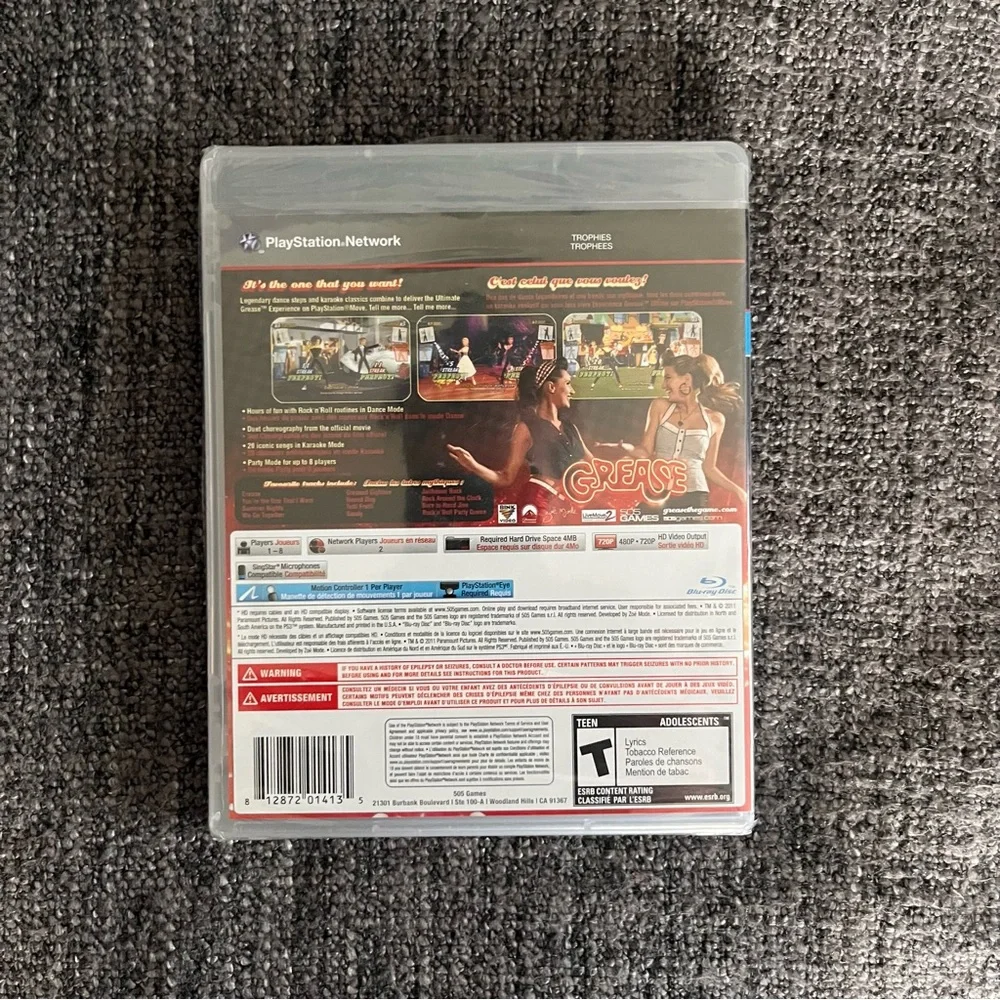 Grease Dance Sony Playstation 3‎ Game PS3 Brand New Sealed - Picture 2 of 3